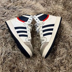 Adidas Top Ten Hi C size 12K white/blue/red in Good Condition